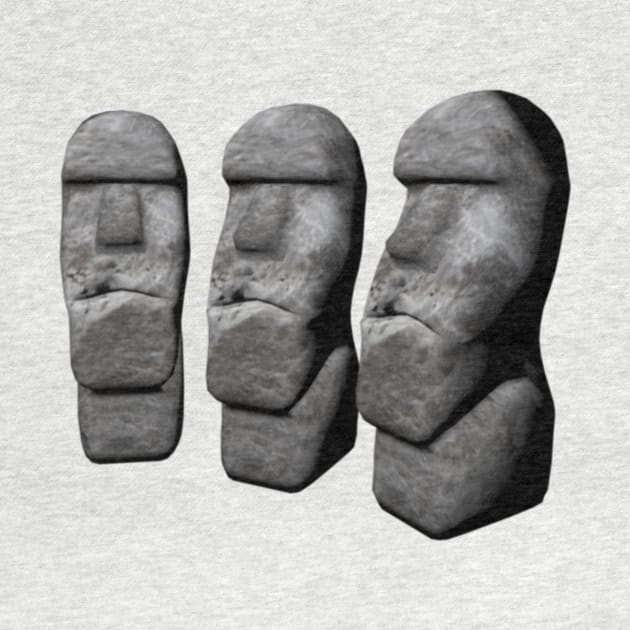 Easter Island Heads by TheSassyFox